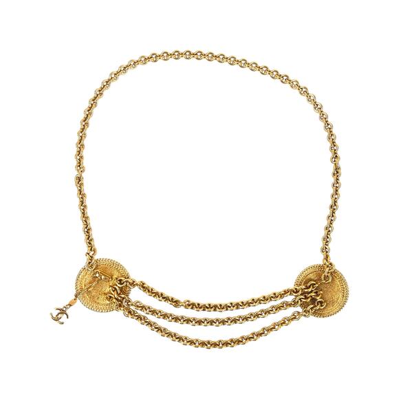 Chanel Vintage Jeweled Chain Belt main image 4